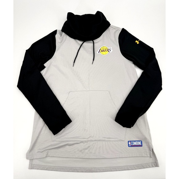 Lakers Under Armour Combine Coldgear High Neck Hoodie Lakers Women Small Limited - Picture 1 of 6